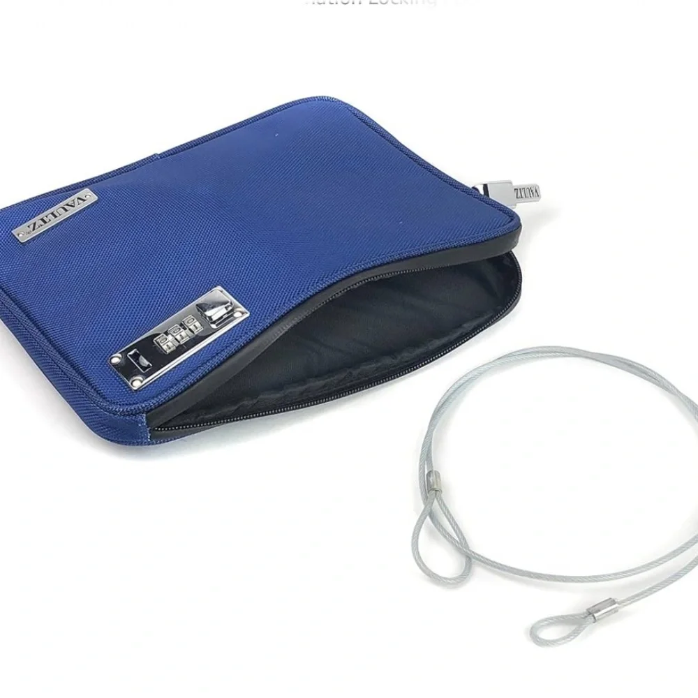 NWOT- Vaultz Locking Pool Pouch w/Cable Tether